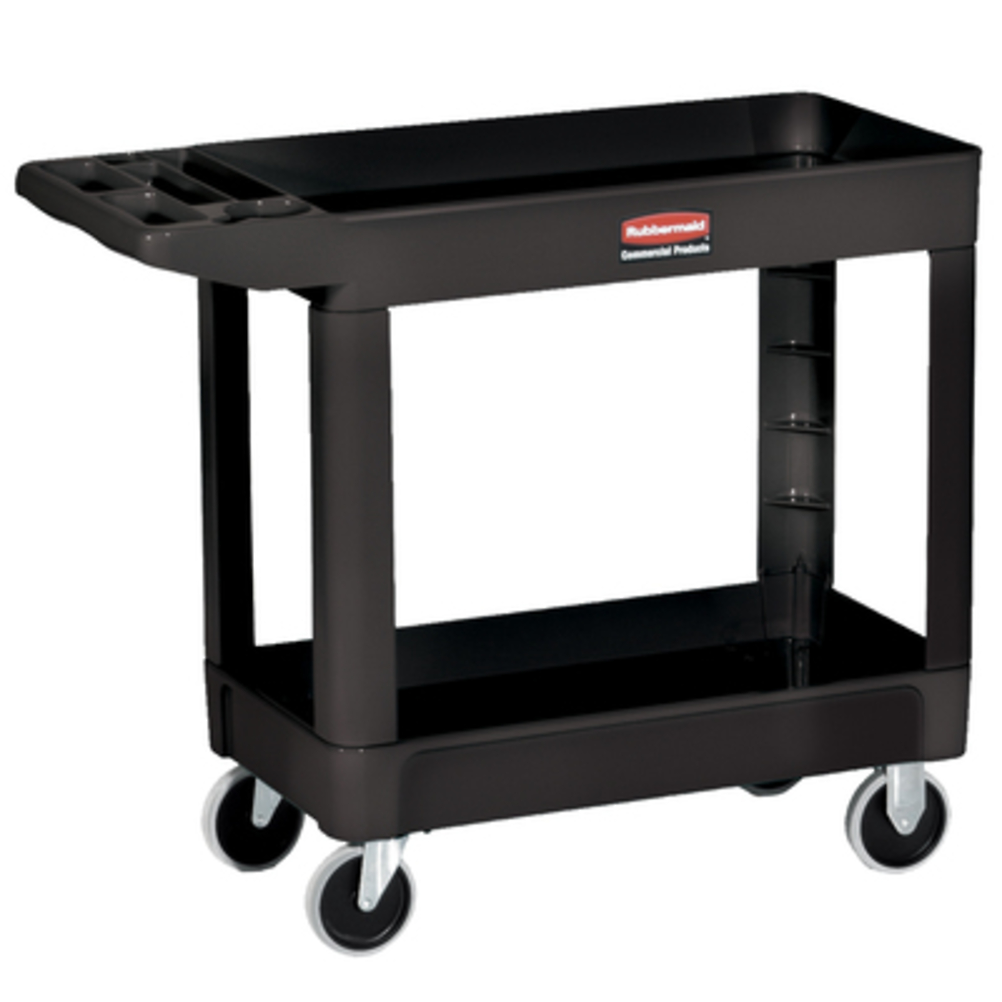 Rubbermaid Flat Handle Utility Cart - 45in. x 26in. x 33in., Heavy-Duty, 1 lb Capacity, Model# RUB163